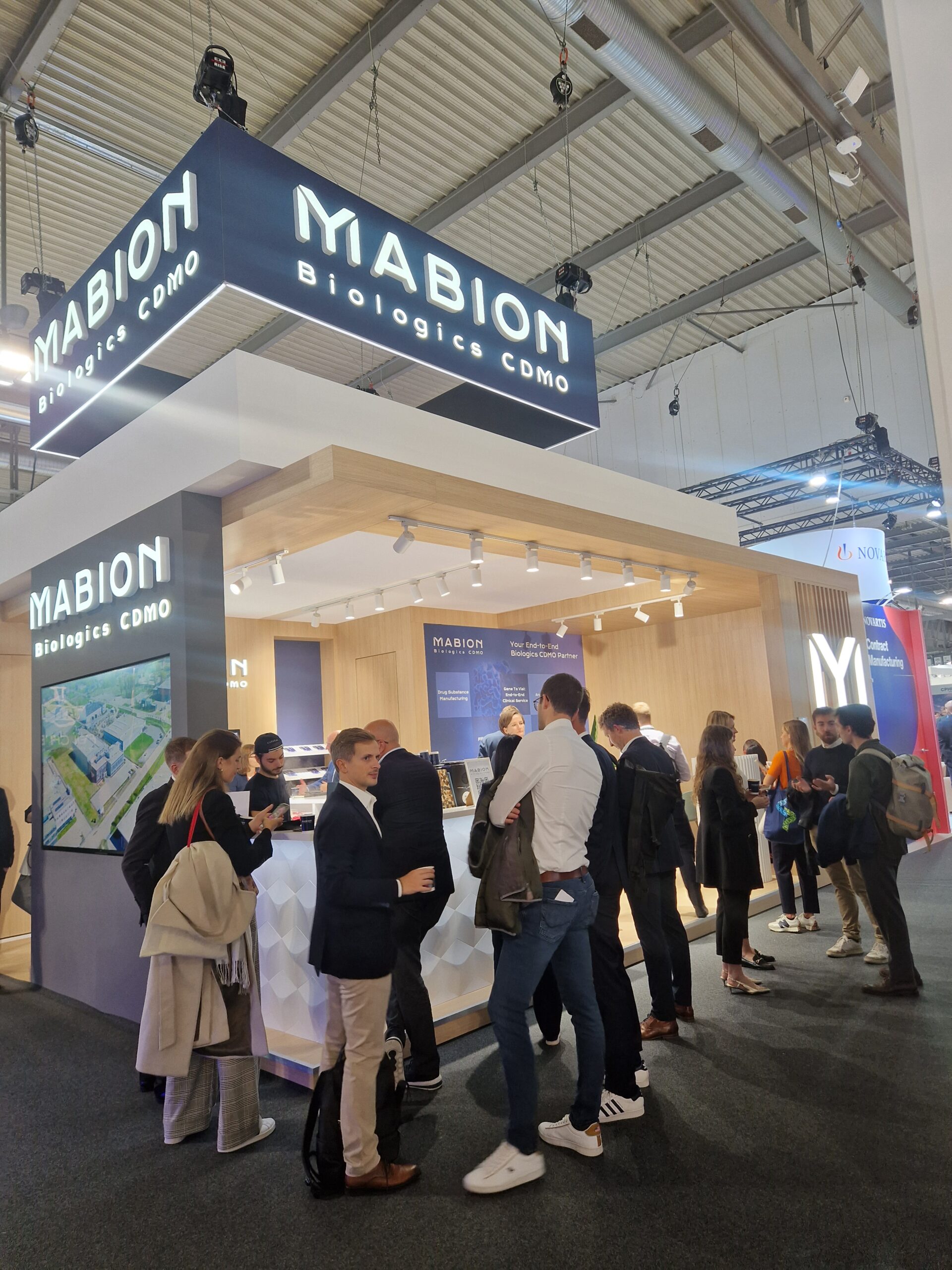 Mabion-owned booth 5B98 was besieged throughout CPHI Milan.