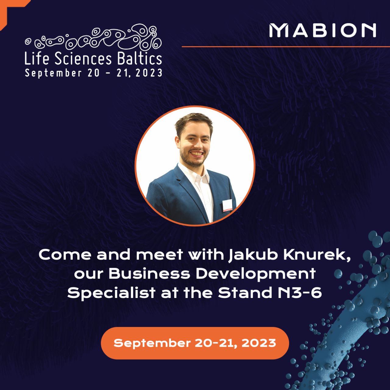Meet Mabion at Life Sciences Baltics and talk about potential partnership.