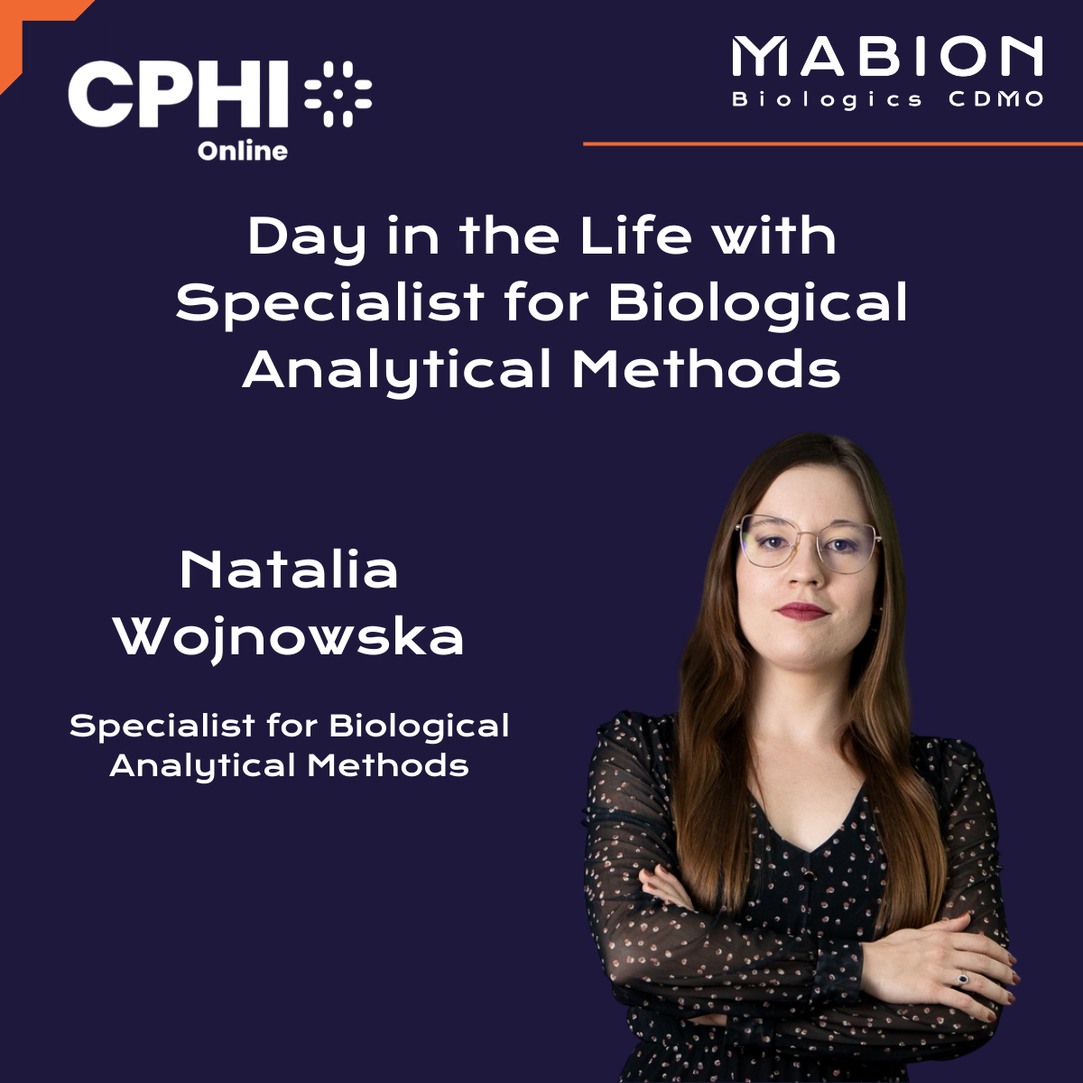 Natalia Wojnowska, Specialist for Biological Analytical Methods - Mabion's Women in Biopharma 2026
