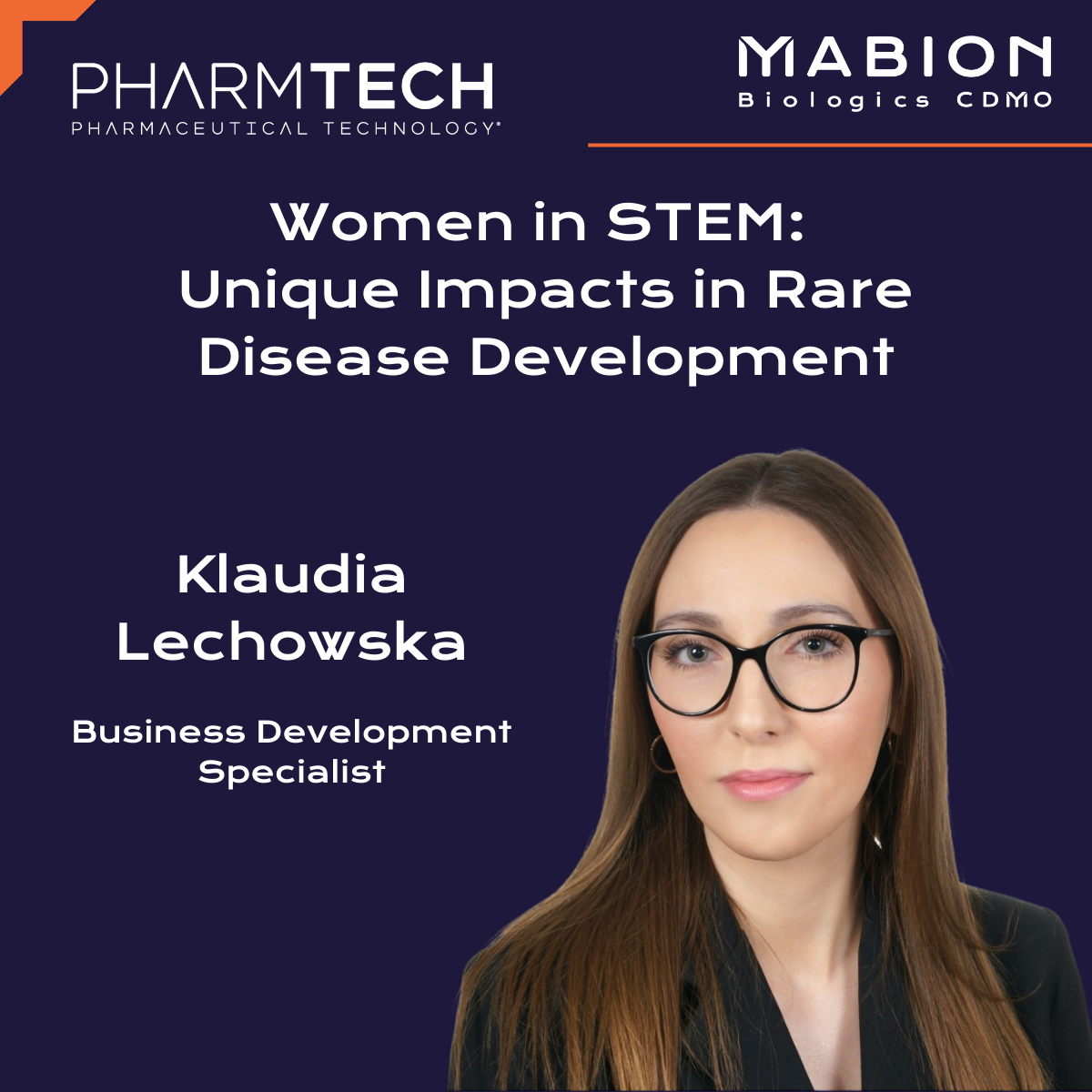 Klaudia Lechowska, Business Development Specialist - Mabion's Women in Biopharma 2026