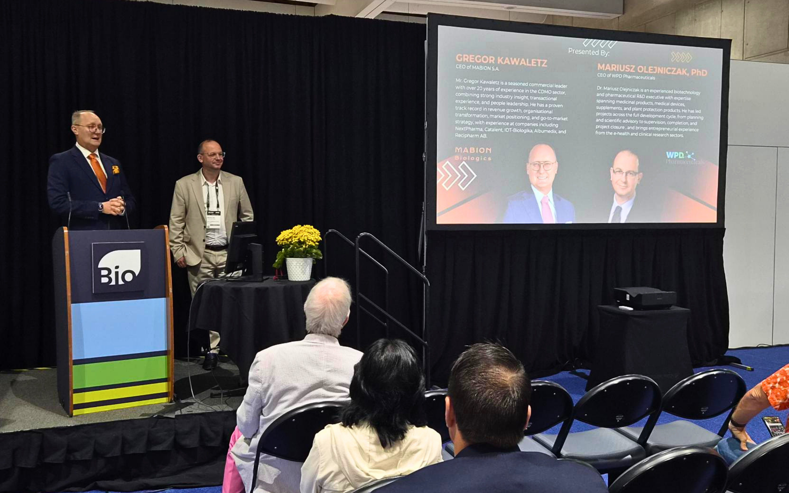 Mabion × WPD Pharmaceuticals Companies Presentation at BIO International Convention 2026