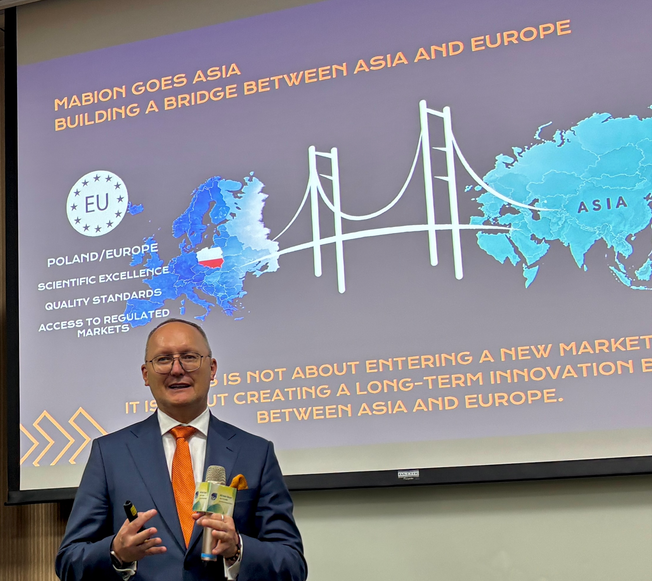Gregor Kawaletz presents a bridge between Poland and Taiwan to strengthen the portfolio of services for next-generation ADC.